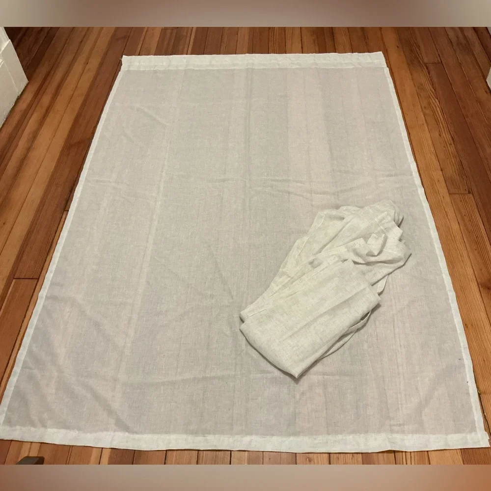 NWOT Pair of IKEA Linen Drapes